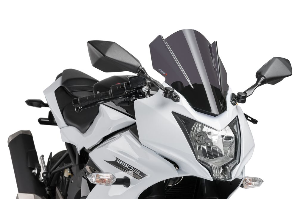 PUIG 7630F Z-Racing Scheibe  passend fuer KAWASAKI NINJA 250SL Stark getönt