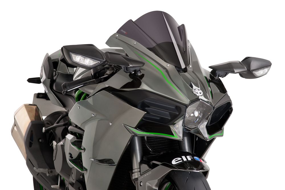 PUIG 7631F Z-Racing Scheibe  passend fuer KAWASAKI NINJA H2 Stark getönt