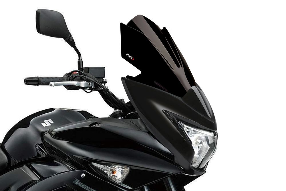 PUIG 7642N Z-Racing Scheibe  passend fuer SUZUKI INAZUMA F Schwarz