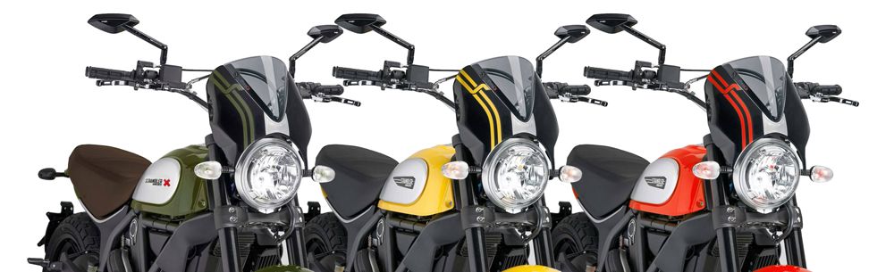 PUIG 7652H Retrovision  passend fuer DUCATI SCRAMBLER ICON Getönt