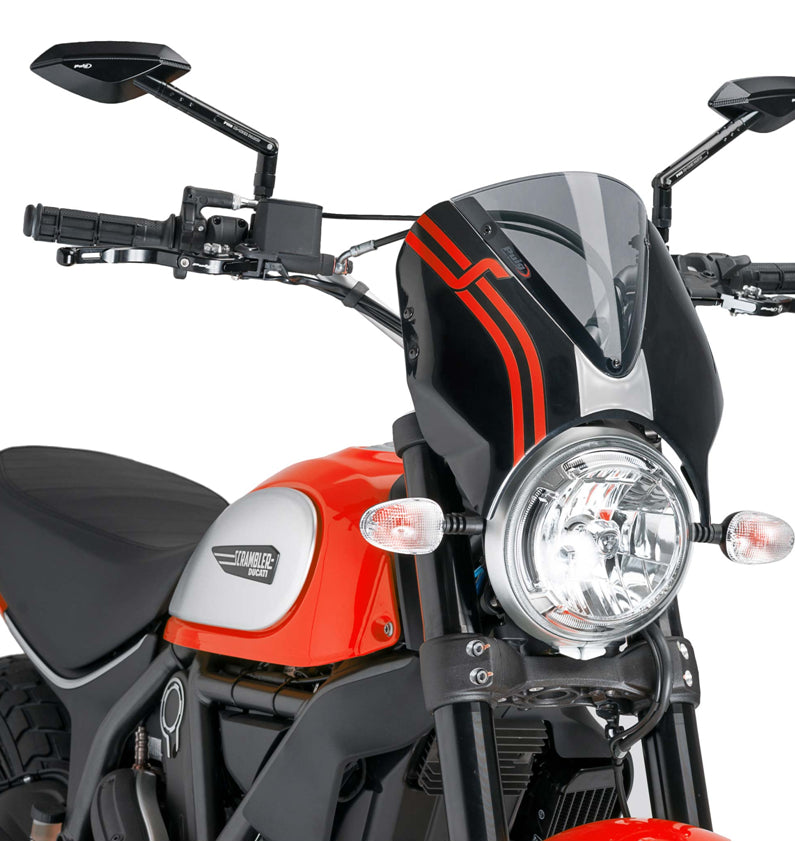 PUIG 7652H Retrovision  passend fuer DUCATI SCRAMBLER ICON Getönt