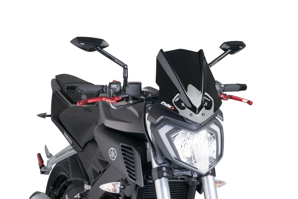 PUIG 7654N New Generation Sport  passend fuer YAMAHA MT-125 Schwarz