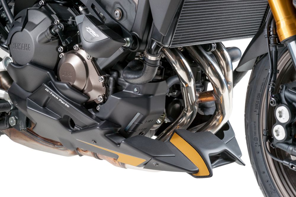 PUIG 7692C Unterer Deckschutz verfügbar fuer YAMAHA MT-09 Carbon look