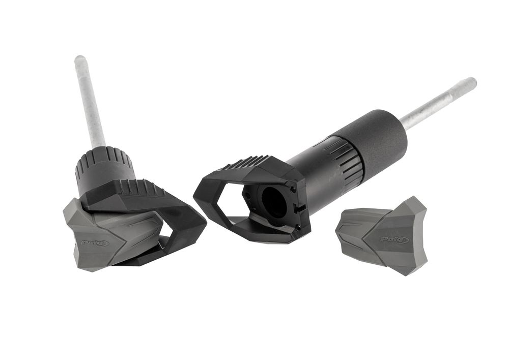 PUIG 7714N Sturzpads R19  passend fuer KAWASAKI VERSYS 650 Schwarz