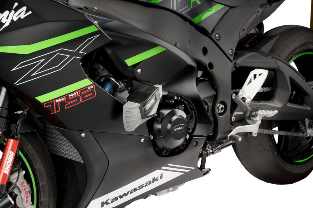 PUIG 21428N Sturzpads PRO 2.0  passend fuer KAWASAKI ZX-10R Schwarz