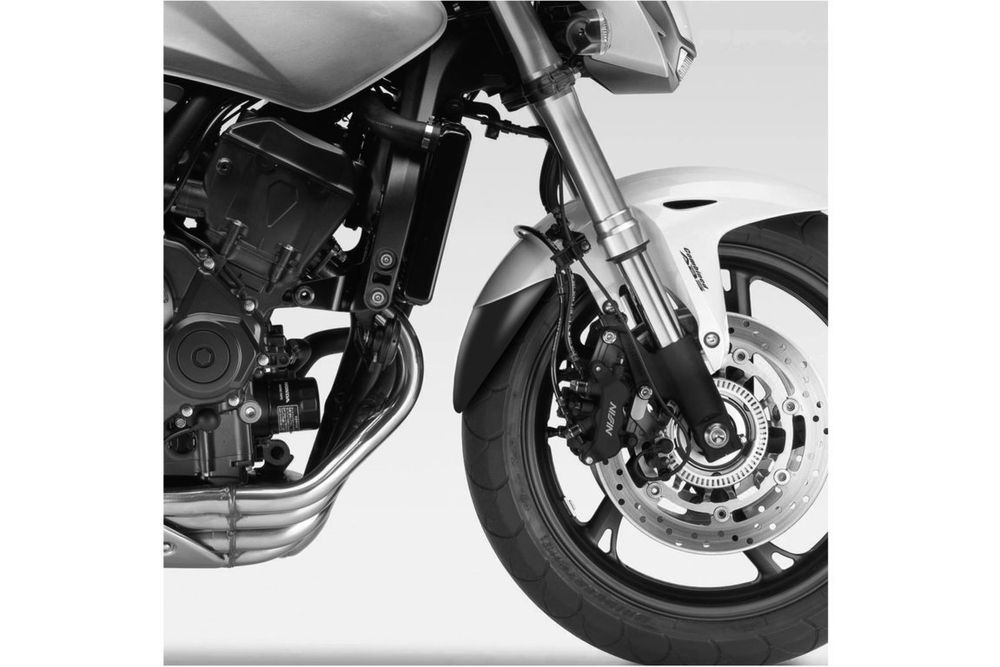 PUIG 6426N Verlängerung des vorderen Schutzblechs  passend fuer HONDA CB600F HORNET Schwarz