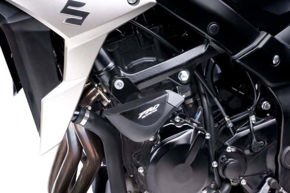 PUIG 5687N Sturzpads PRO  passend fuer SUZUKI GSR750 Schwarz