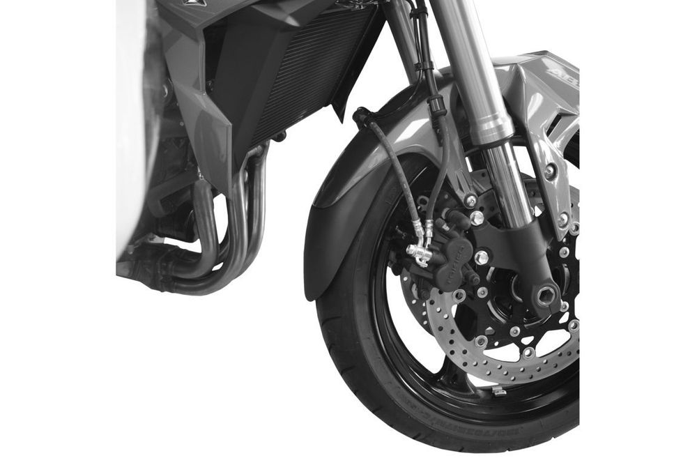 PUIG 6176N Verlängerung des vorderen Schutzblechs  passend fuer SUZUKI GSR750 Schwarz