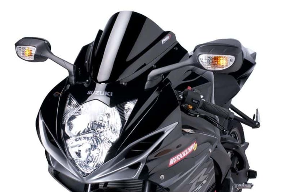 PUIG 5605N Z-Racing Scheibe  passend fuer SUZUKI GSX-R600 Schwarz