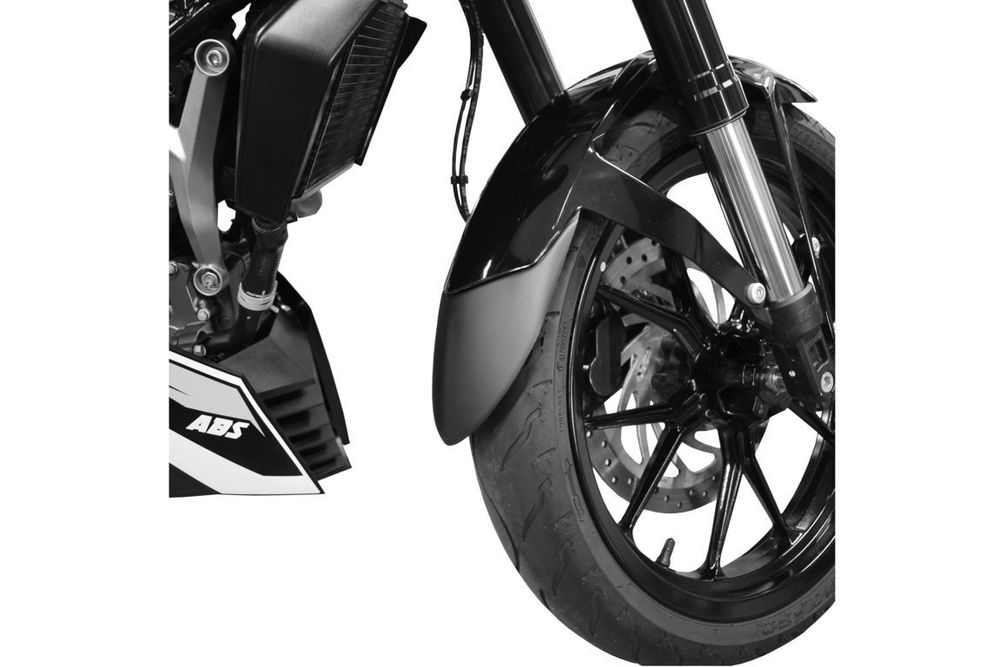 PUIG 9926N Verlängerung des vorderen Schutzblechs  passend fuer KTM 125 DUKE Schwarz
