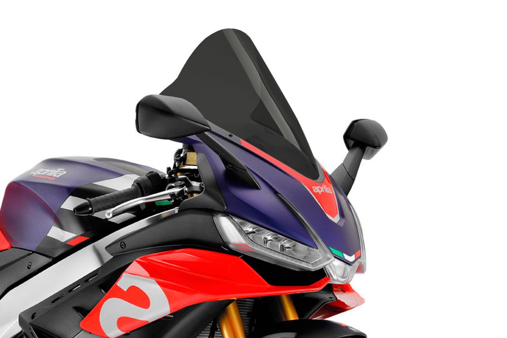 PUIG 20771F R-Racer Scheibe  passend fuer APRILIA RSV4 FACTORY Stark getönt
