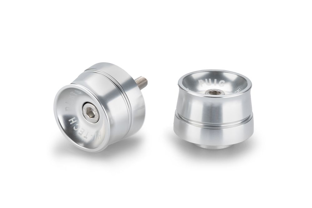 PUIG 21376P Lenkerenden Speed  passend fuer APRILIA RS 660 Silber