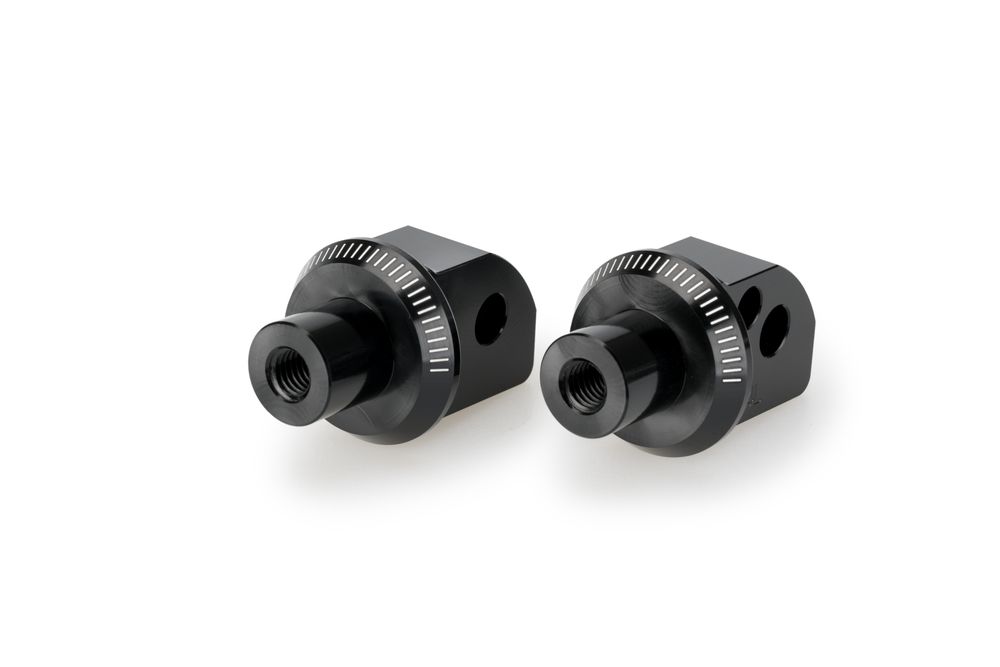 PUIG 20676N Adapter Beifahrer Fußrasten- Gummipad  passend fuer YAMAHA XSR700 Schwarz