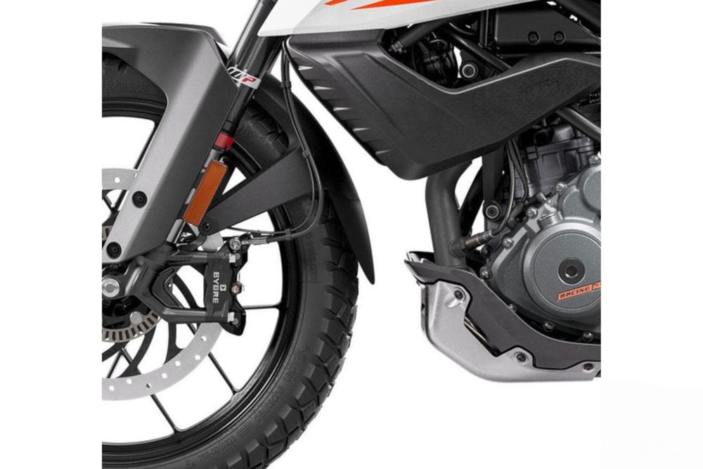 PUIG 21168N Verlängerung des vorderen Schutzblechs  passend fuer KTM 390 ADVENTURE Schwarz