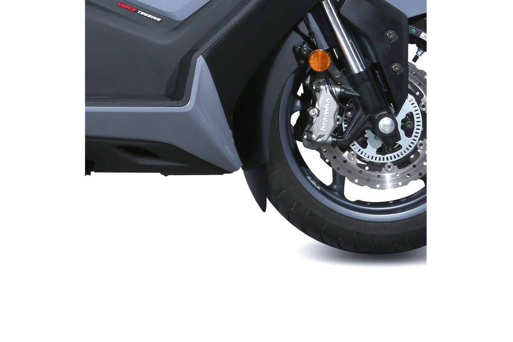 PUIG 3683N Verlängerung des vorderen Schutzblechs  passend fuer KYMCO AK550 Schwarz
