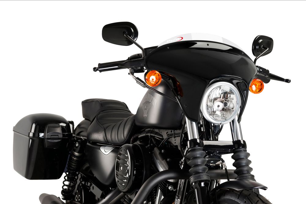 PUIG 21053W Batwing SML Sport  passend fuer HARLEY DAVIDSON SPORTSTER 883 IRON XL883N Transparent