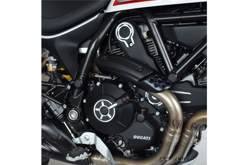 PUIG 9632N Verkleidungsaufsätzte  passend fuer DUCATI SCRAMBLER ICON Schwarz