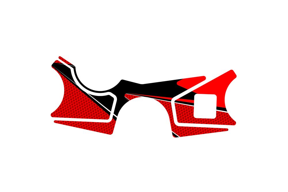 PUIG 9459R Radikal Yoke Protector  passend fuer SUZUKI GSX-R1000 Rot