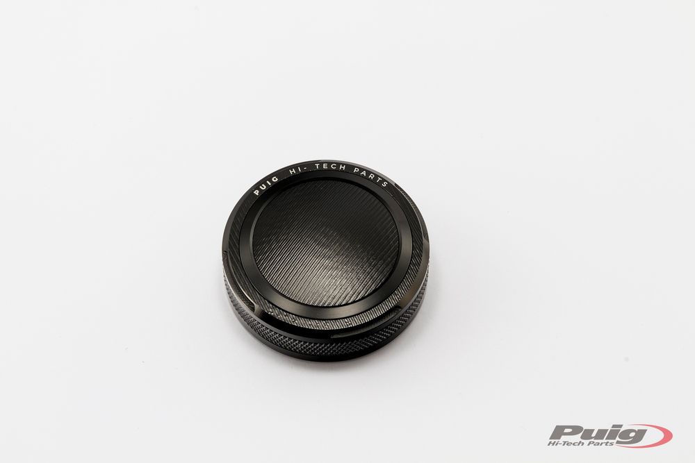 PUIG 9264N Vorderer Bremsflüssigkeitsbehälterdeckel  passend fuer SUZUKI GSX-R750 Schwarz