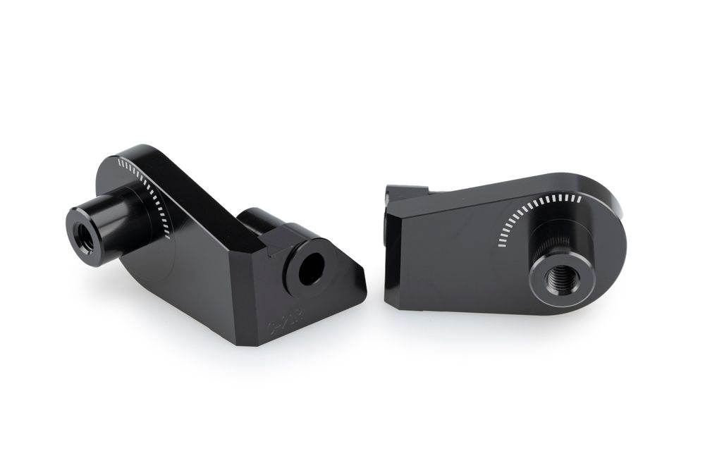 PUIG 22184N Adapter Fußrasten  passend fuer BMW F900GS Schwarz