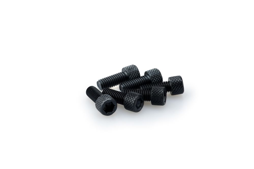 PUIG 0363N Muttern aus Anodisierten Aluminium  passend fuer UNIVERSAL UNIVERSAL Schwarz