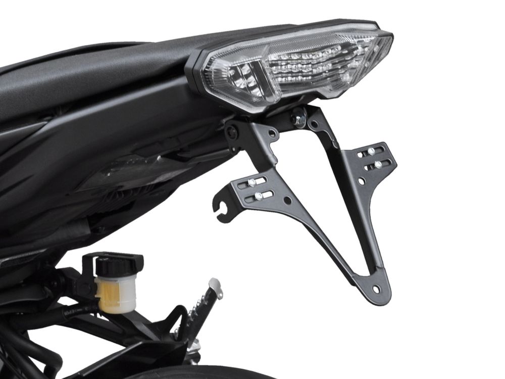 Ibex 10000674 Kompatibel/Ersatz für Kennzeichenhalter Yamaha MT-09 BJ 2013-16 Schwarz