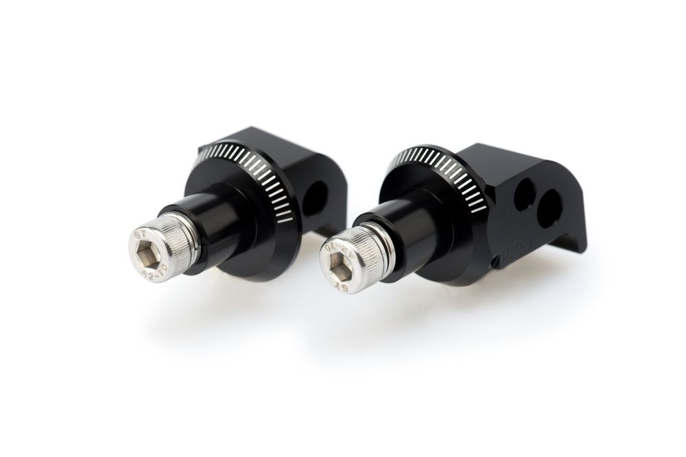 PUIG 8183N Vintage Fußrasten  passend fuer YAMAHA FZ8 Schwarz