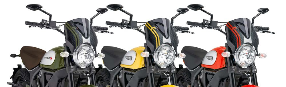 PUIG 8192F Retrovision  passend fuer DUCATI SCRAMBLER ICON Stark getönt