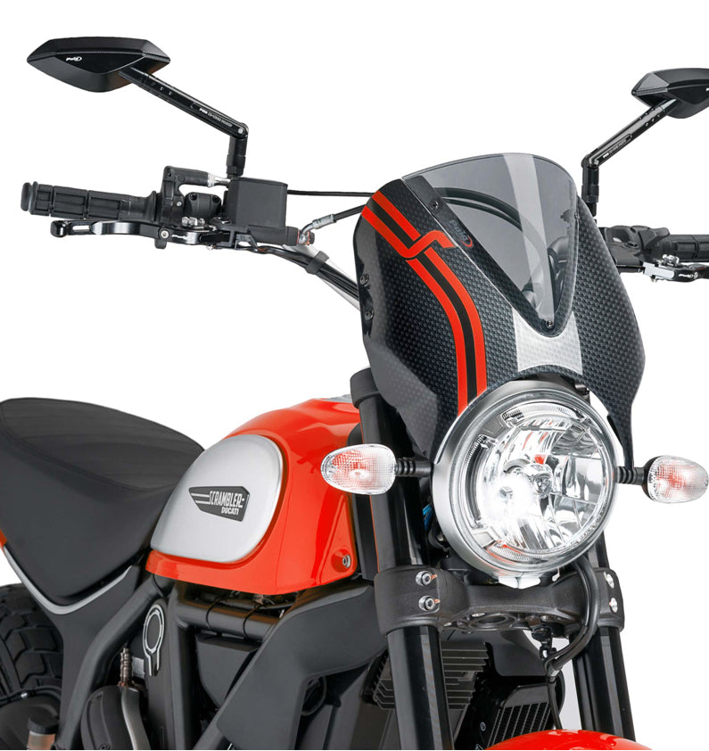 PUIG 8192H Retrovision  passend fuer DUCATI SCRAMBLER ICON Getönt
