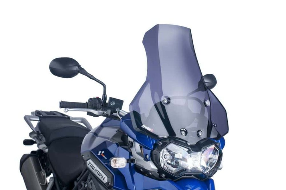 PUIG 6000F Tourenscheibe  passend fuer TRIUMPH TIGER EXPLORER Stark getönt