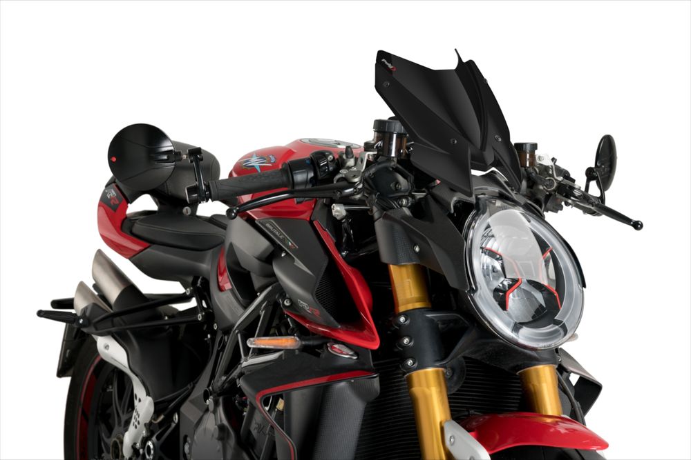 PUIG 20680N New Generation Sport  passend fuer MV AGUSTA BRUTALE 1000 RR Schwarz