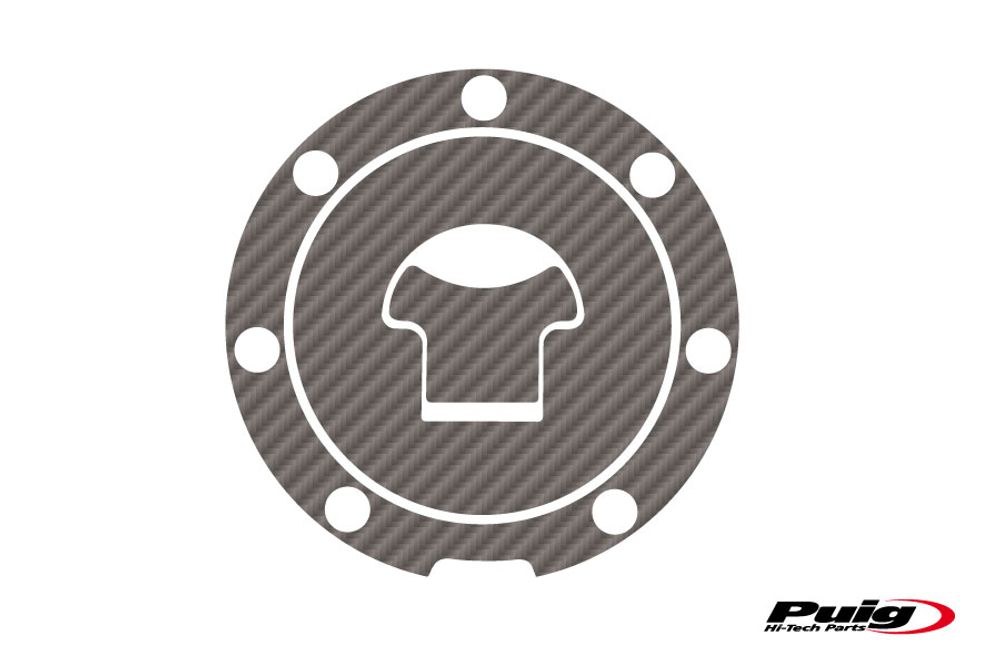 PUIG 8390C Tankdeckelschutz X-TREME  passend fuer HONDA CBR1000F Carbon look