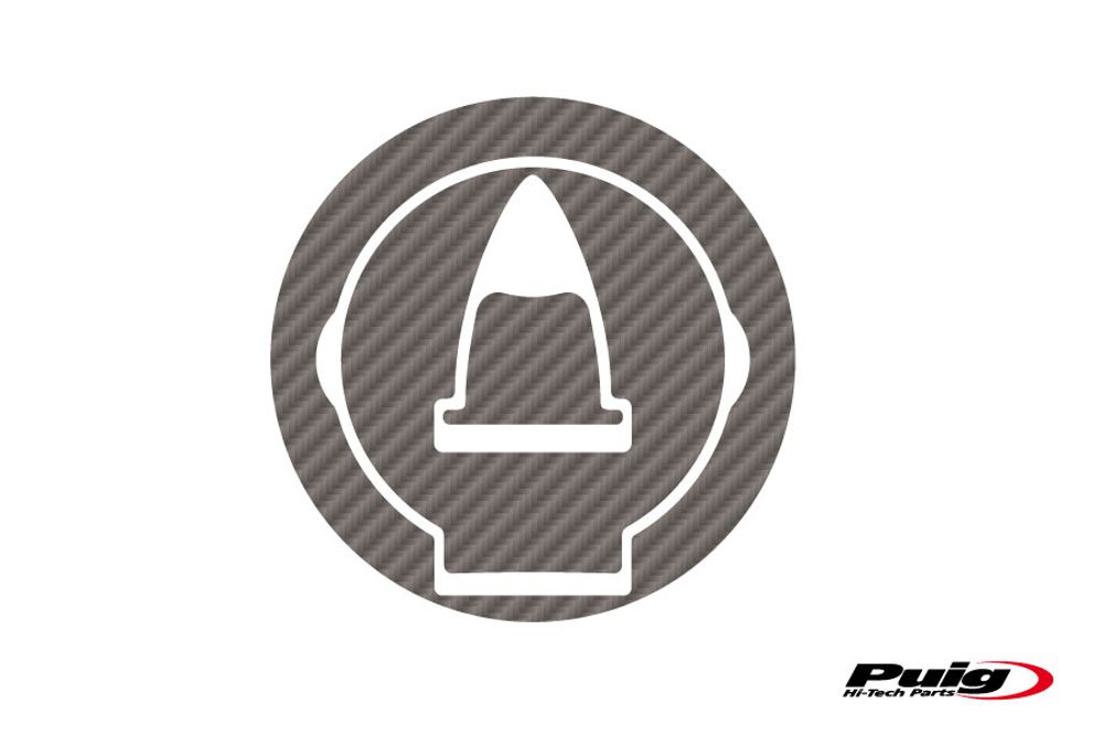 PUIG 8386C Tankdeckelschutz X-TREME  passend fuer DUCATI X DIAVEL Carbon look