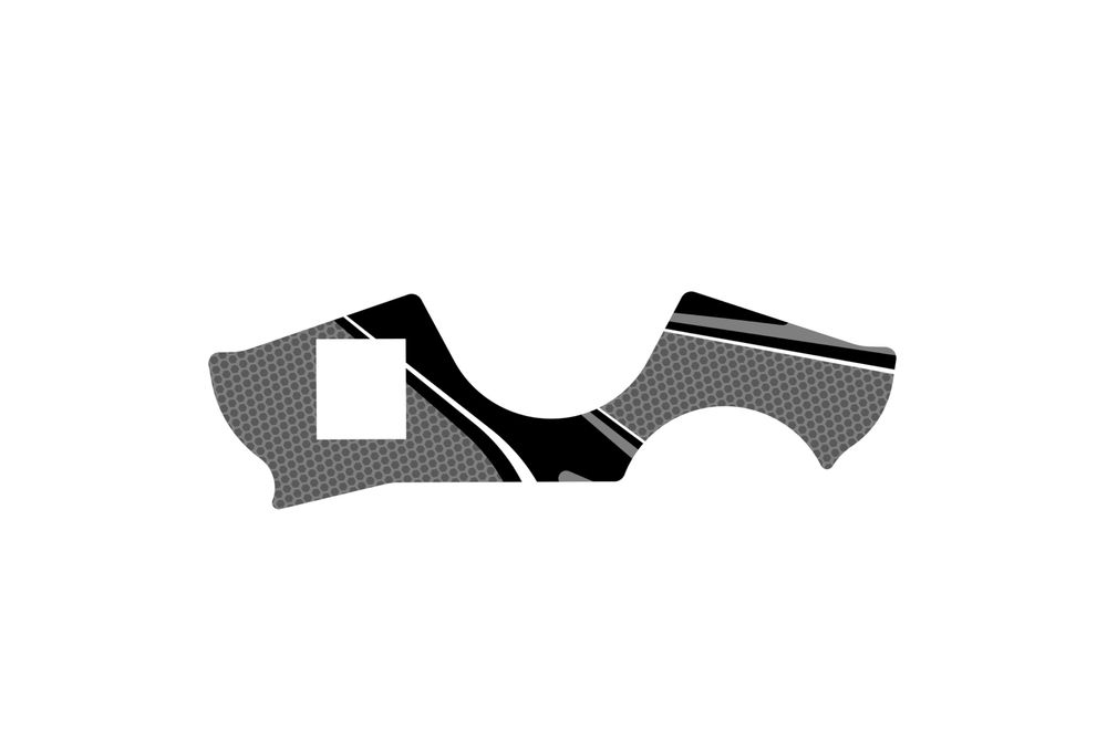 PUIG 6905U Radikal Yoke Protector  passend fuer SUZUKI INAZUMA Grau