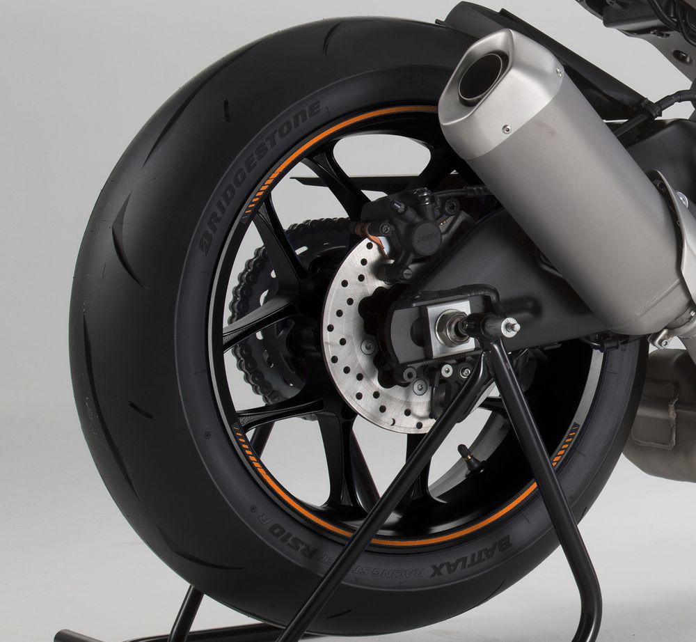 PUIG 8431T Rim Strips Premium  passend fuer HONDA NT650V DEAUVILLE Orange