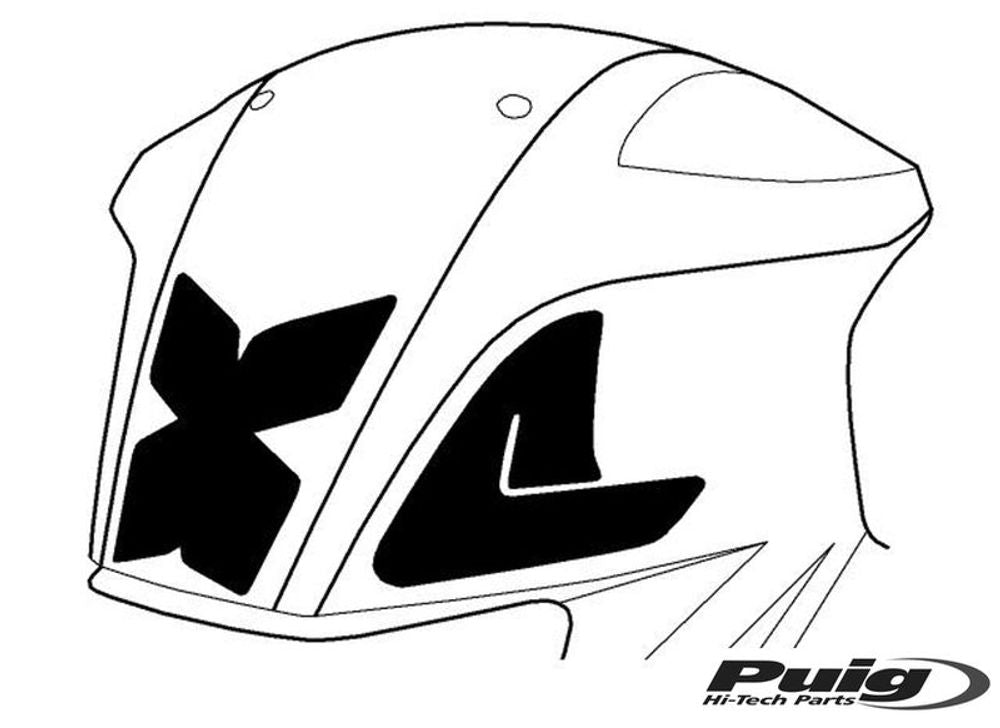PUIG 8433C Spezifischer Tankschutz  passend fuer BMW F800R Carbon look