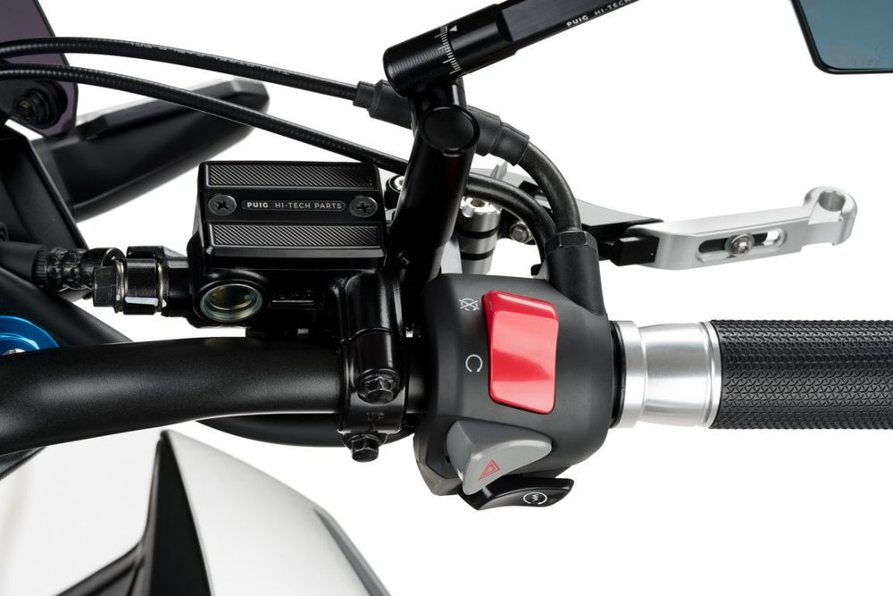 PUIG 9274N Vorderer Bremsflüssigkeitsbehälterdeckel  passend fuer HONDA CBR250R Schwarz