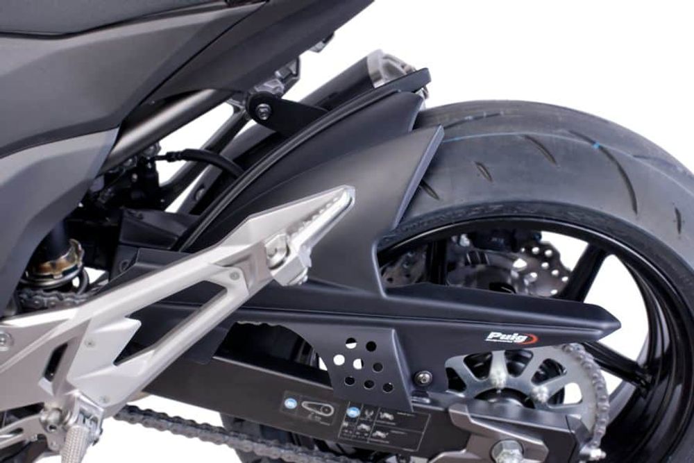 PUIG 6462J Hinterradabdeckungen   passend fuer KAWASAKI Z800 Mattschwarz