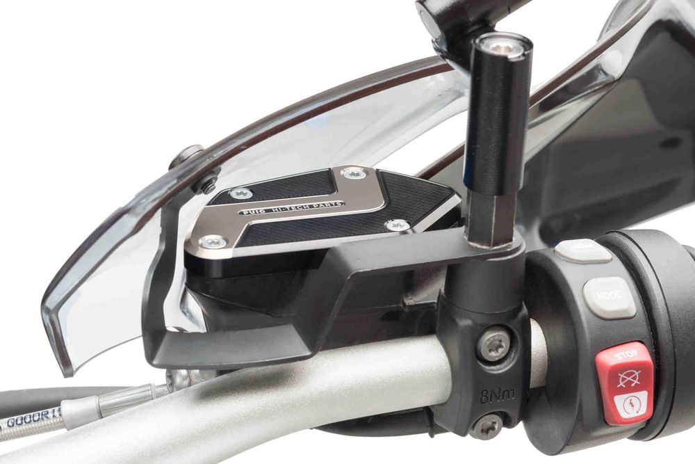 PUIG 9282P Kupplungsflüssigkeitsbehälterdeckel  passend fuer BMW R1200GS Silber