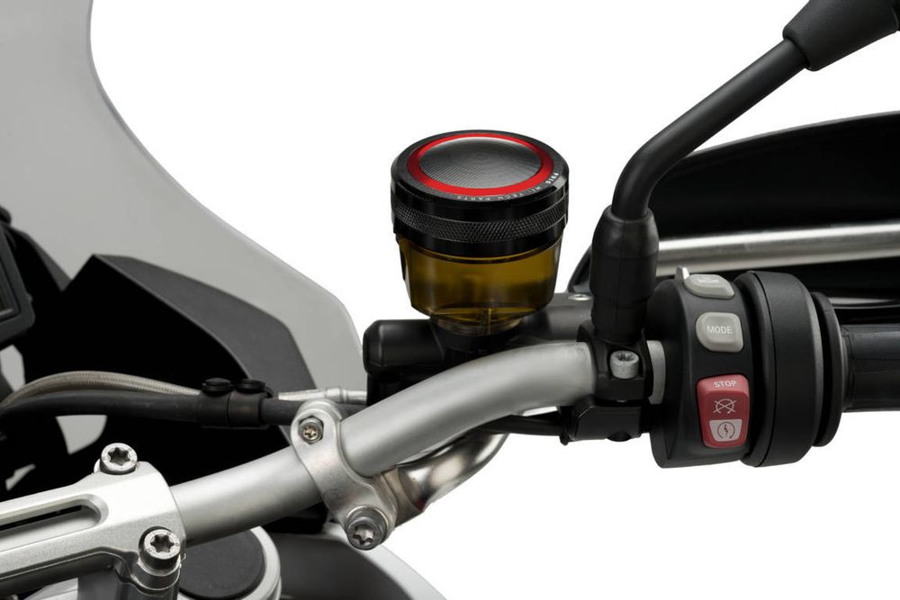 PUIG 9272R Vorderer Bremsflüssigkeitsbehälterdeckel  passend fuer BMW F800R Rot