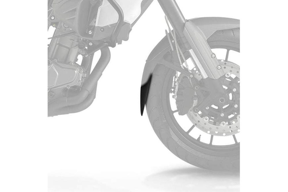 PUIG 20806N Verlängerung des vorderen Schutzblechs  passend fuer BENELLI TRK 502 Schwarz