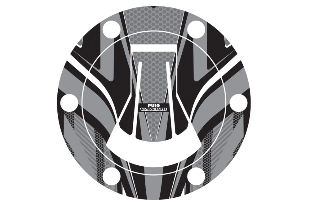 PUIG 20614U Tankdeckelabdeckungen Radikal  passend fuer APRILIA RS 660 Grau