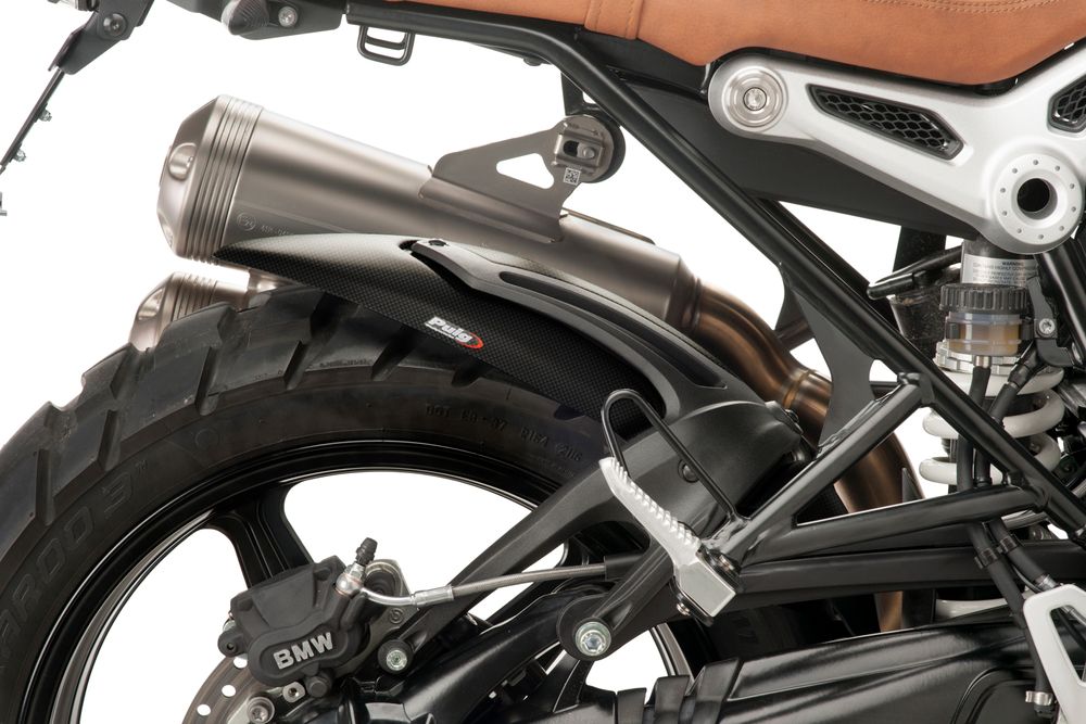 PUIG 9464C Hinterradabdeckungen   passend fuer BMW R NINET SCRAMBLER Carbon look