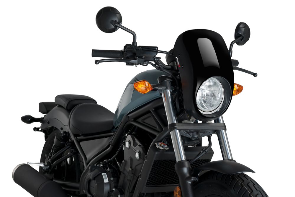 PUIG 21086N Anarchy  passend fuer HONDA CMX 500 REBEL Schwarz