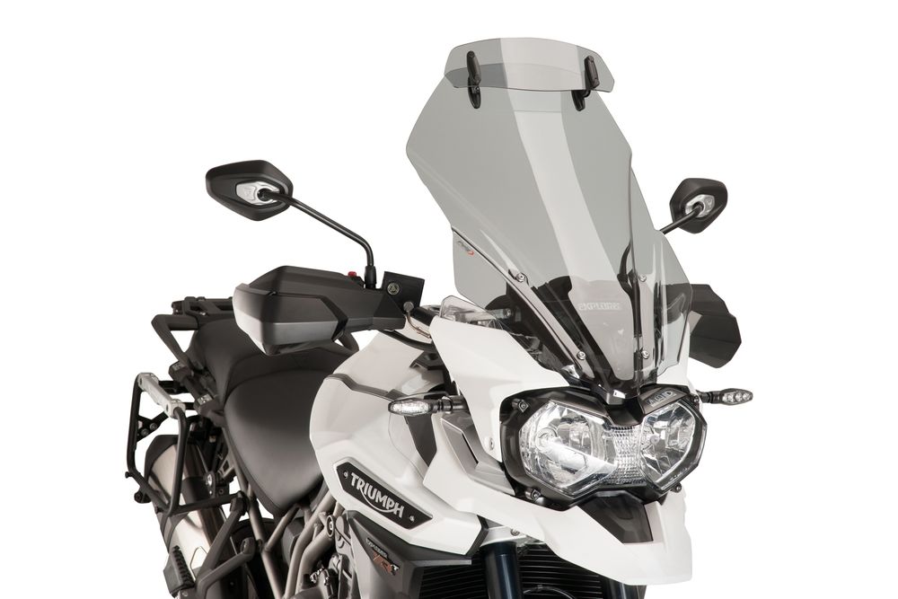 PUIG 8916H Tourenscheibe mit Spoilerscheibe  passend fuer TRIUMPH TIGER EXPLORER XC Getönt