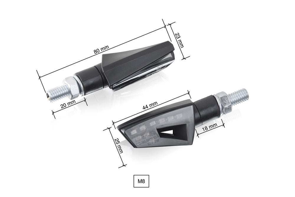 PUIG 8997N Open Blinkerset  passend fuer DUCATI PANIGALE V2 Schwarz