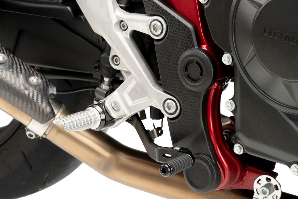 PUIG 22122N Verstellbares Bremsfusspedal  passend fuer HONDA CB750 HORNET Schwarz