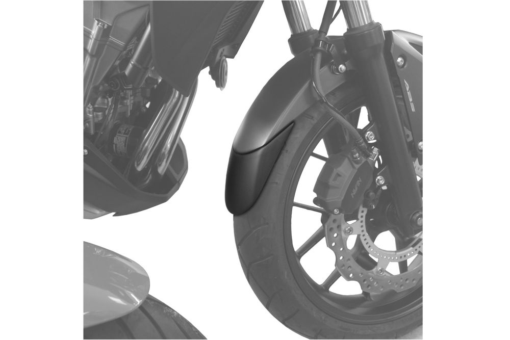 PUIG 7339N Verlängerung des vorderen Schutzblechs  passend fuer HONDA CBR500R Schwarz