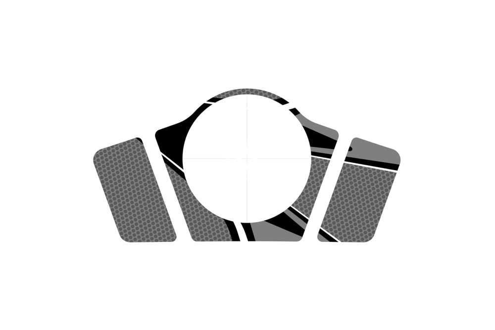PUIG 9404U Radikal Yoke Protector  passend fuer KAWASAKI Z1000SX Grau