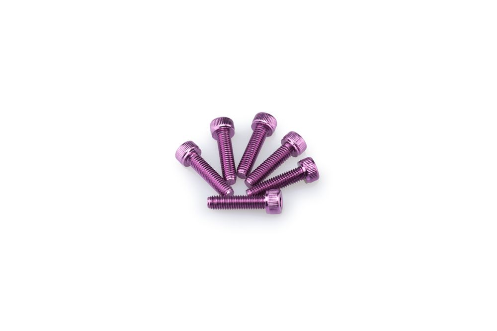 PUIG 0147L Muttern aus Anodisierten Aluminium  passend fuer UNIVERSAL UNIVERSAL Lila